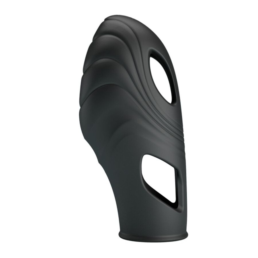 PRETTY LOVE - LICH SILICONE FINGER VIBRATOR BLACK